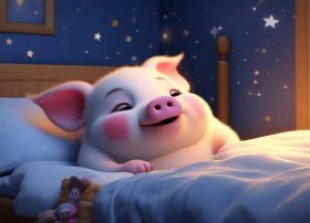 大肥猪的儿童睡前故事；大猪猪的睡前小故事