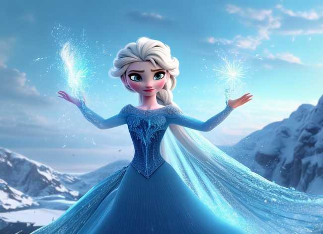 艾莎公主的故事儿童动画版 艾莎公主的故事动画片