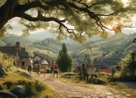 小村庄的故事100字、小村庄的故事100字左右