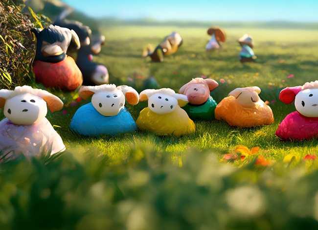 儿童故事《七只小羊》视频，儿歌七只小羊的故事视频