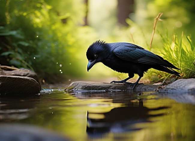儿童故事乌鸦喝水的故事；乌鸦喝水的故事幼儿版