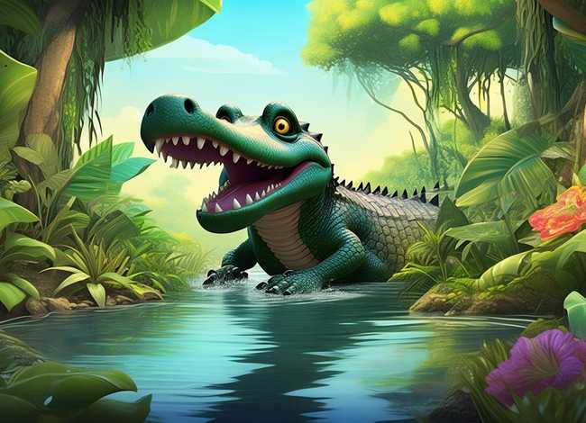 儿童故事大鳄鱼 - 大鳄鱼的故事幼儿故事 儿童故事大鳄鱼 - 大鳄鱼的故事幼儿故事