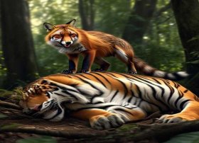 狐假虎威故事版、狐假虎威故事原版