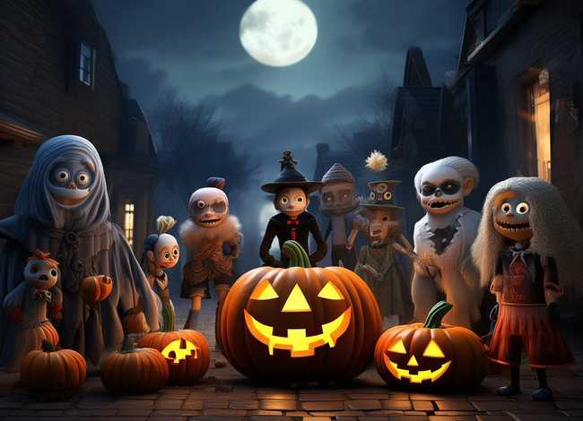 万圣节小故事视频；万圣节小故事视频完整版