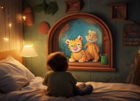 睡前小故事老虎外婆下；睡前小故事老虎外婆上下集