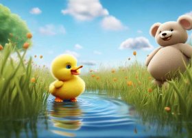 巴巴熊儿歌24 - 巴巴熊儿歌小鸭子
