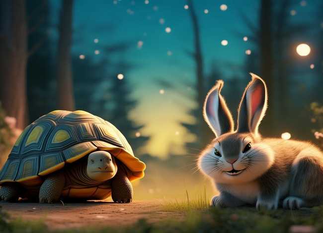 龟兔赛跑故事睡前故事（龟兔赛跑的故事视频 宝宝睡前故事）