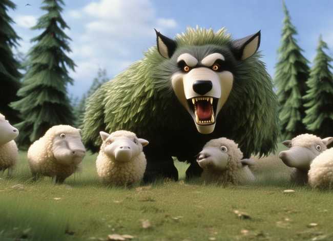 大灰狼儿童故事吃小羊（幼儿故事大灰狼吃小羊）