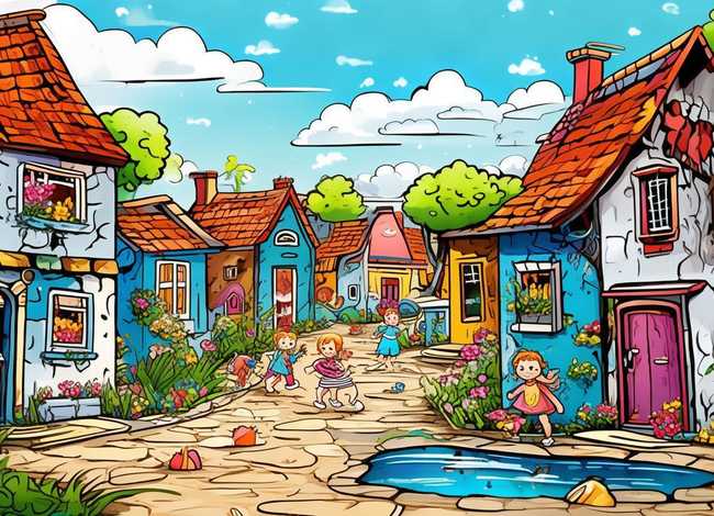 儿童我的家乡简短故事;儿童我的家乡简笔画 儿童我的家乡简短故事;儿童我的家乡简笔画