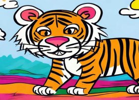 儿童老虎简笔画大全、儿童老虎简笔画大全图片