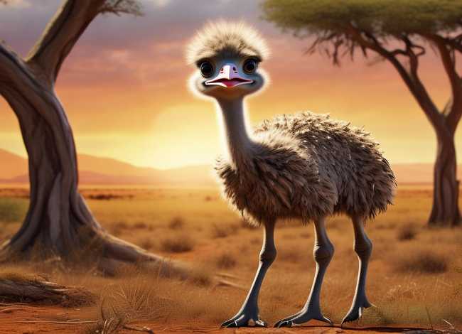 鸵鸟小故事（鸵鸟小故事一百字）