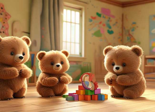 三只小熊幼儿故事4分钟完整版 三只小熊的故事幼儿园