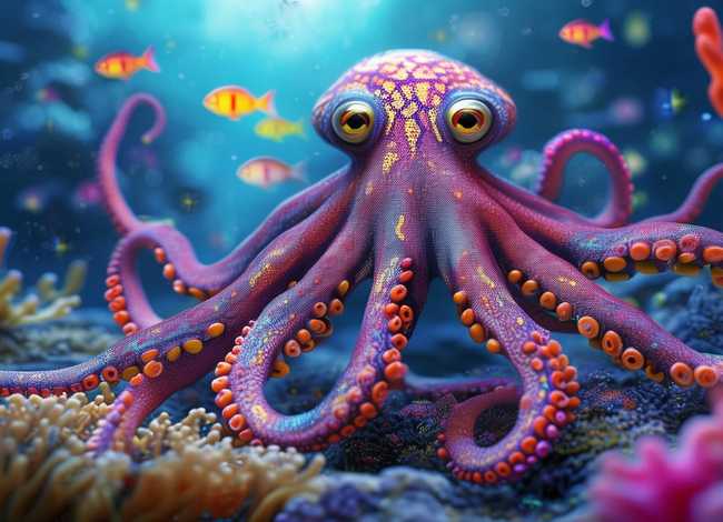 八爪鱼绘本故事、八爪章鱼绘本故事