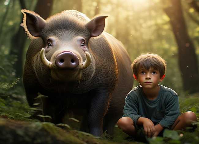 野猪的故事儿童文字;野猪的故事作文 野猪的故事儿童文字;野猪的故事作文