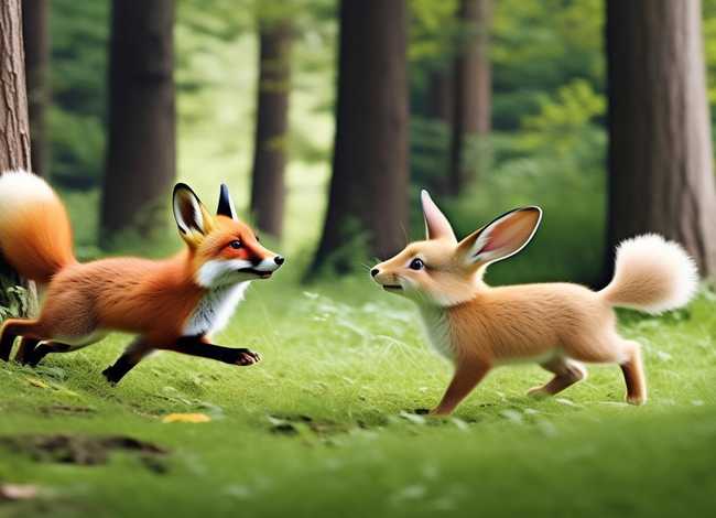 儿童小故事大全视频狐狸和兔子；小狐狸和小兔子的故事视频