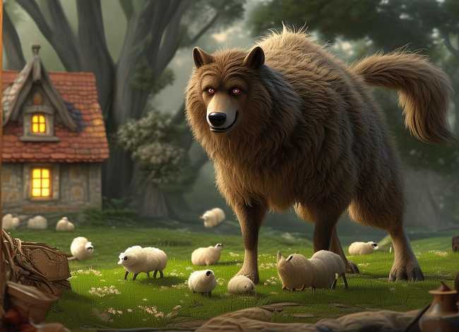 睡前故事 狼 - 睡前故事 狼和七只小羊 睡前故事 狼 - 睡前故事 狼和七只小羊