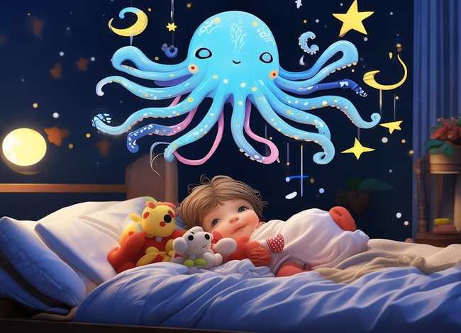 儿童短篇睡前故事八爪鱼 - 八爪鱼的睡前故事