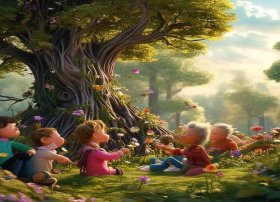 儿童花草树木的故事 - 关于花草树木的小故事