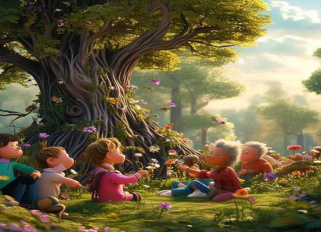 儿童花草树木的故事 - 关于花草树木的小故事