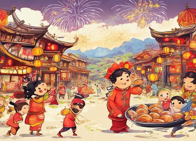 春节儿童故事绘本（幼儿园关于春节的绘本故事）