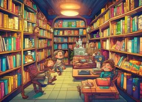 儿童书店的故事 儿童书店的简笔画