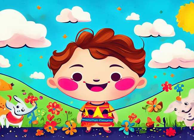 儿童插画图片卡通 儿童插画图片卡通可爱