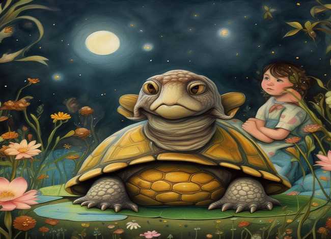 儿童睡前故事聪明的乌龟 - 幼儿睡前故事聪明的乌龟
