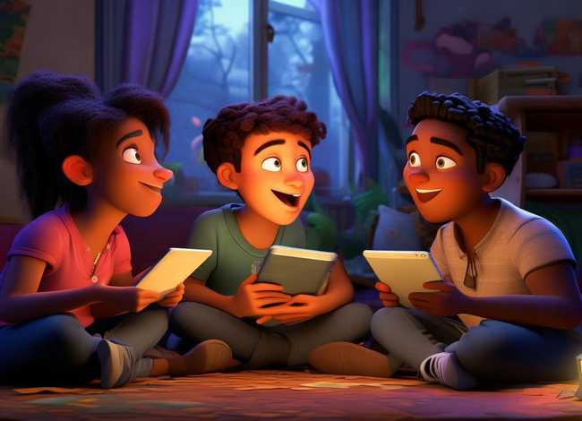 三人讲故事视频，三人讲故事视频完整版