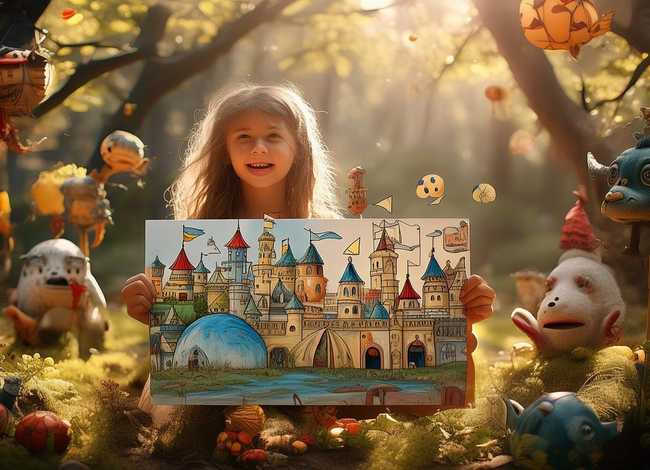 贴画的故事、我的创意贴画故事 贴画的故事、我的创意贴画故事