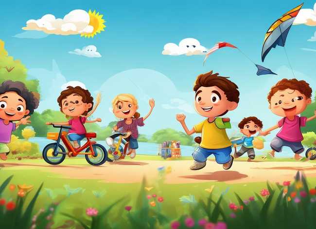 快乐的儿童图片；快乐的儿童图片背景