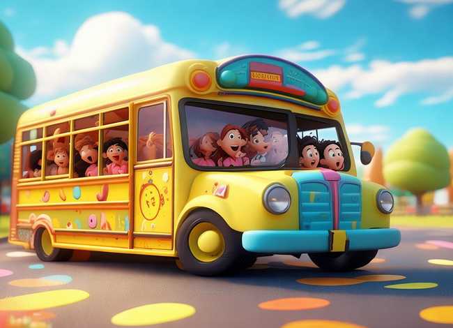 客车动画片儿 - 客车动画片儿歌视频