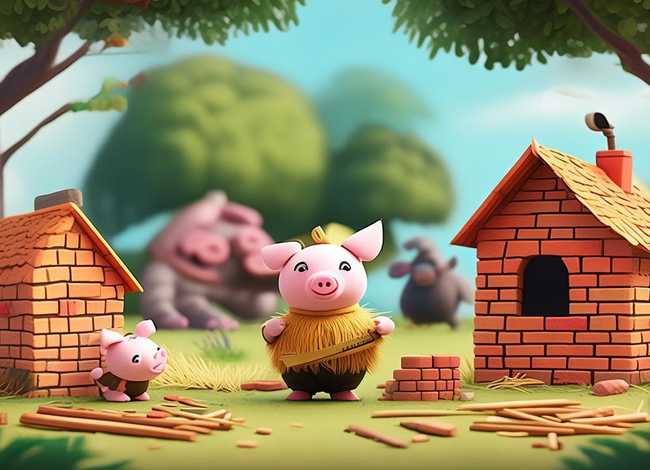 儿童数学故事大全三只小猪 - 数学小故事三只小猪 儿童数学故事大全三只小猪 - 数学小故事三只小猪