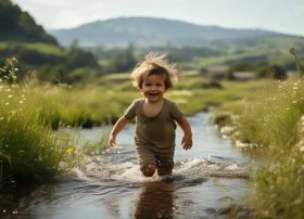 儿童的乡村生活无忧 儿童的乡村生活无忧无虑