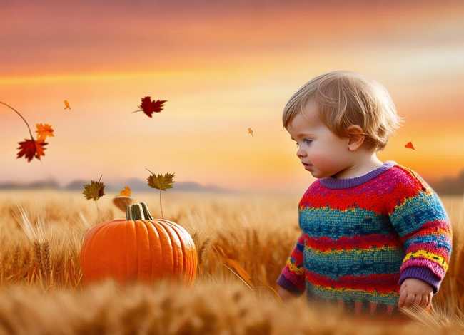 关于秋天的儿童古诗、关于秋天的幼儿古诗