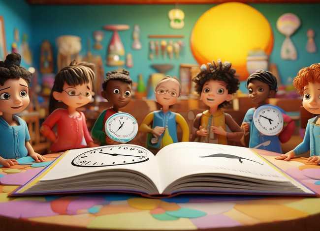 关于时间的儿童故事课件，关于时间的故事幼儿园