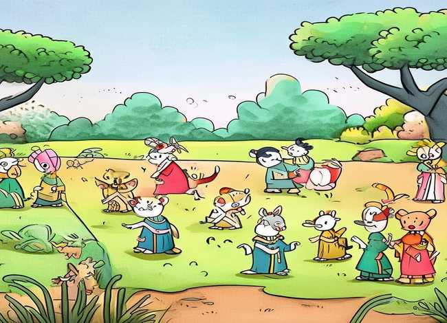 古代寓言故事儿童画，中国古代寓言故事简笔画大全