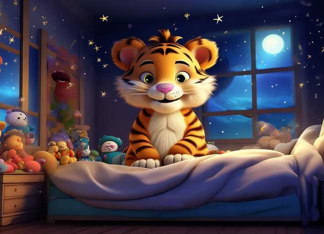 6-8岁瘪嘴老虎儿童睡前故事，幼儿故事瘪嘴老虎