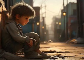 流浪儿童视频、儿童流浪汉的图片