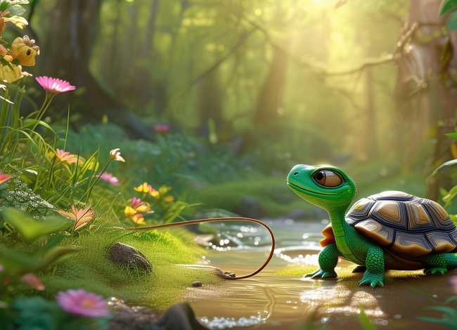 儿童故事小壁虎借尾巴绘本故事、绘本故事小壁虎借尾巴的美篇