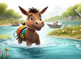 儿童故事小毛驴过河 小毛驴过河的故事给我们的启示