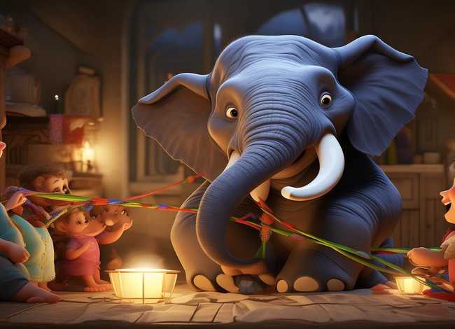 儿童睡前故事大象拔牙 - 睡前故事大象拔河