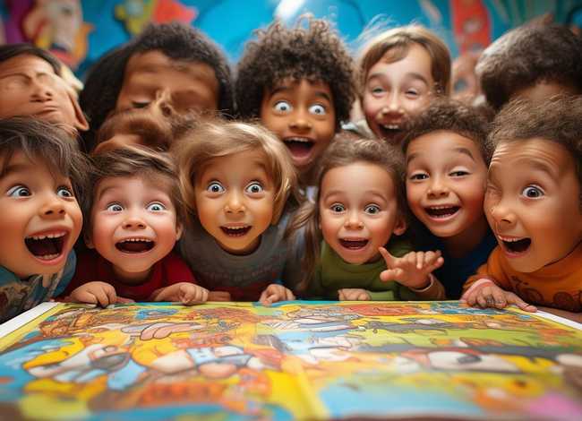 笑话故事儿童图片；儿笑话故事大全