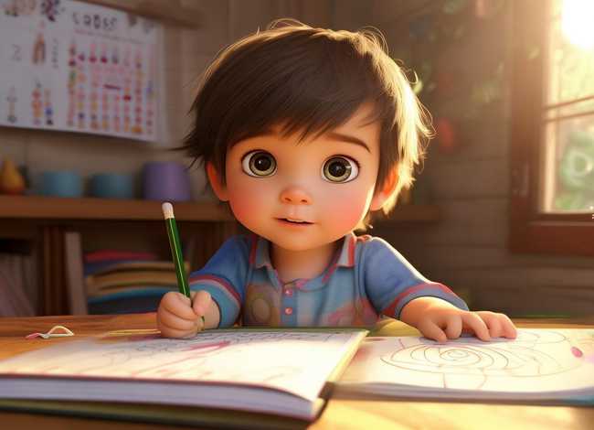 小孩认真学习的故事、教育孩子认真的故事