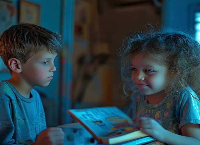 广播 故事 广播故事 男孩 女孩 蓝色 男孩慢半拍