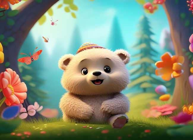 小熊儿童故事漫画；小熊的故事漫画