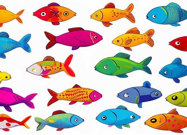 儿童画鱼大全(儿童画鱼图片大全简单漂亮简笔画) 儿童画鱼大全(儿童画鱼图片大全简单漂亮简笔画)