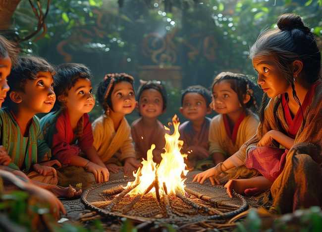 儿童故事母系氏族社会 - 儿童故事汉族