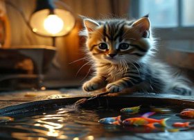 睡前故事小猫钓鱼 故事大全 睡前故事小猫钓鱼