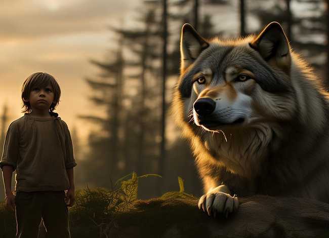 故事枕头小视频、故事枕头视频小猎人和狼