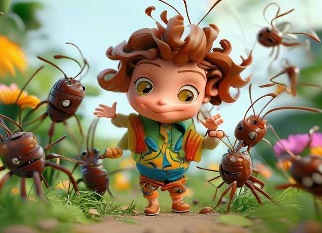 臭虫儿童 臭虫儿童绘画图片 臭虫儿童 臭虫儿童绘画图片